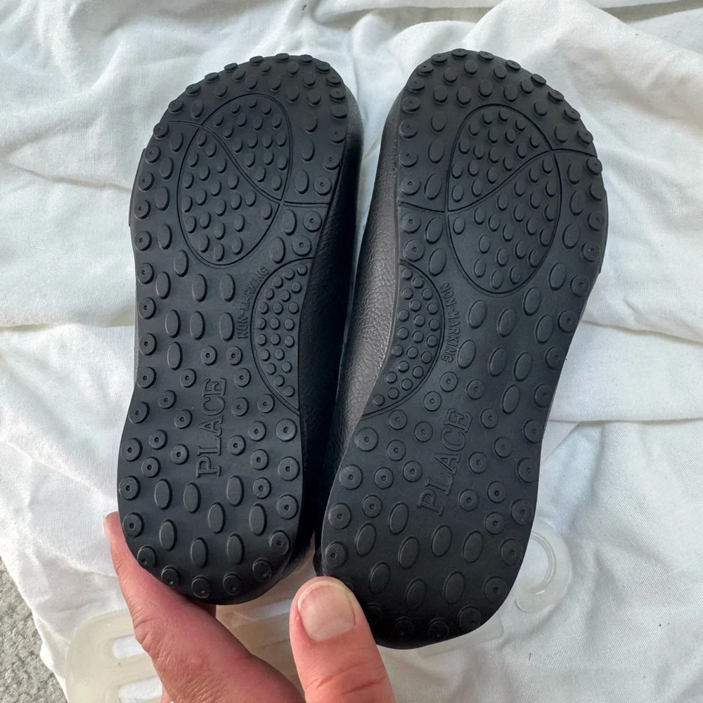 The Children's Place Black Loafer Dress Shoes for Boys